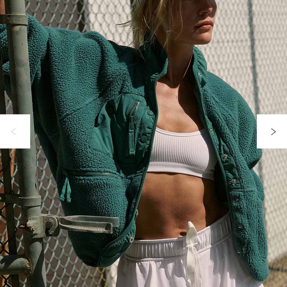 Free People Movement Hit The Slopes Jacket Bright Forest